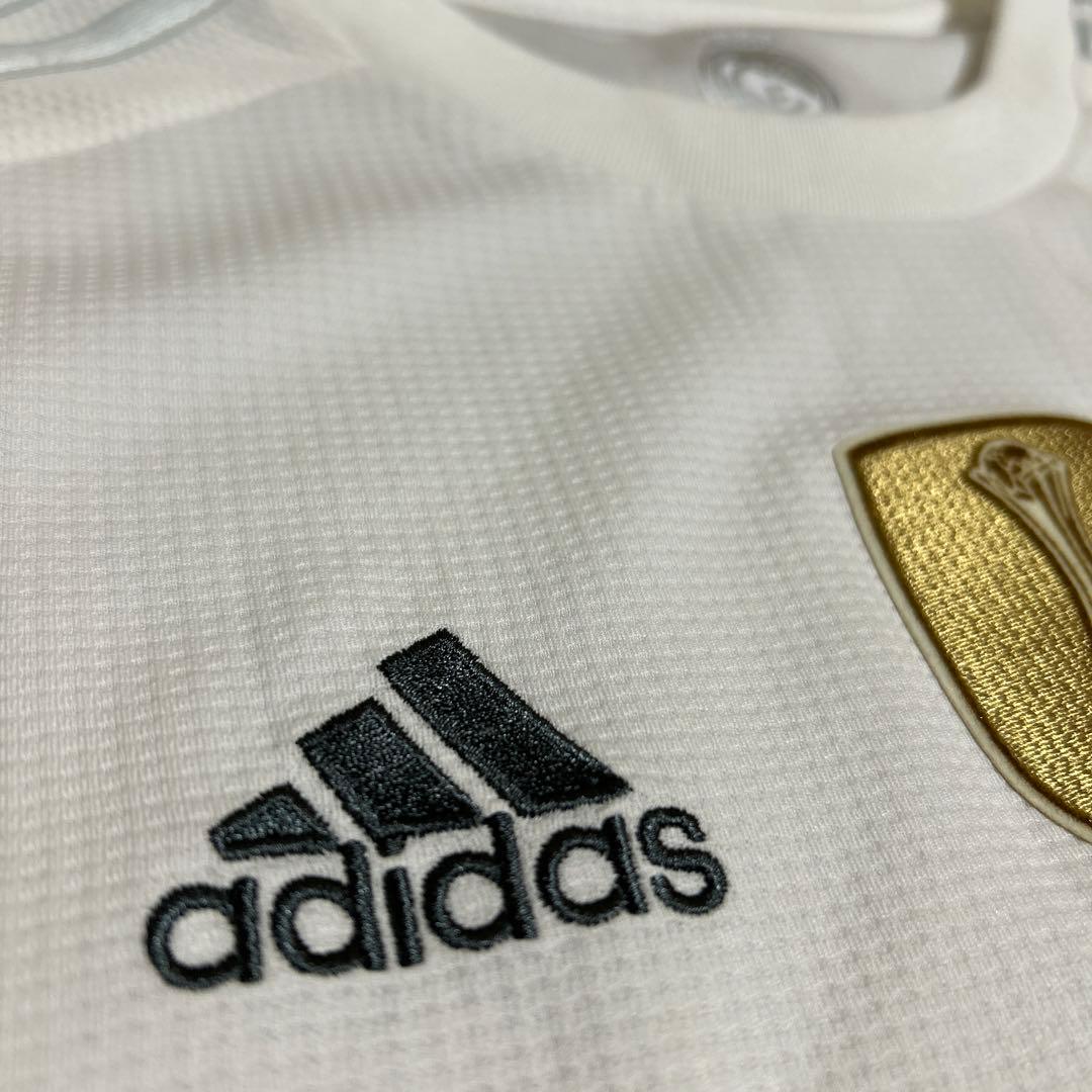 希少 レアル・マドリード 金ワッペン RMCF メッシュ切替 M スペイン購入