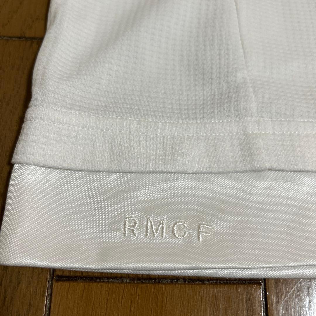 希少 レアル・マドリード 金ワッペン RMCF メッシュ切替 M スペイン購入