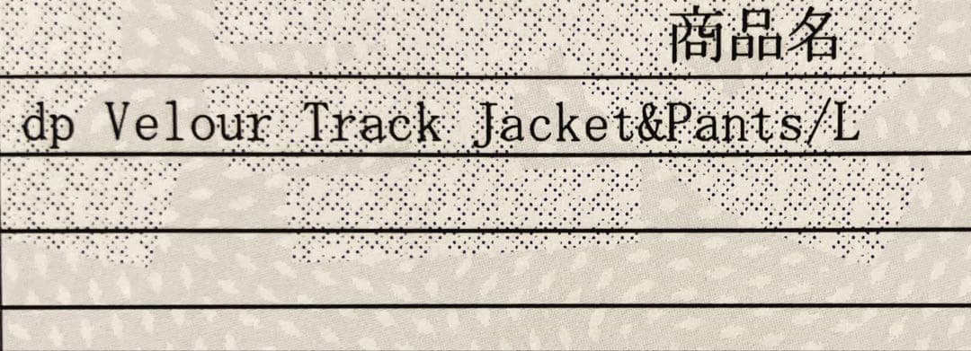 龍宮城　ベロア　上下セット　ジャケット　パンツ　dp