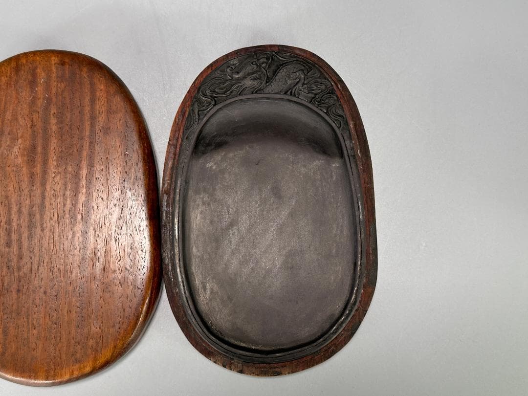 中国美術　書道具　文房具　硯　古硯　龍文端渓硯　唐物　古物