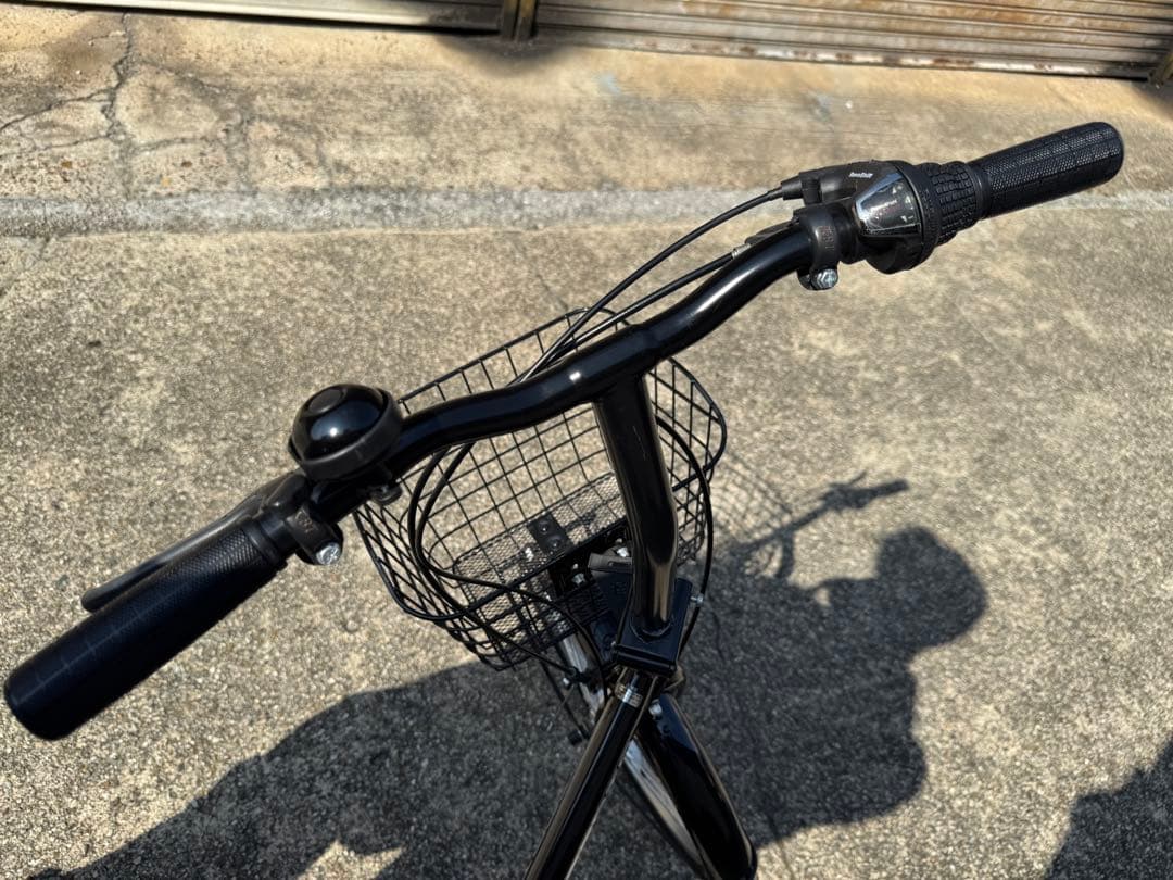 ①使用1回 6段変速 オートライト 折りたたみ 自転車 20インチ 型 折り畳み