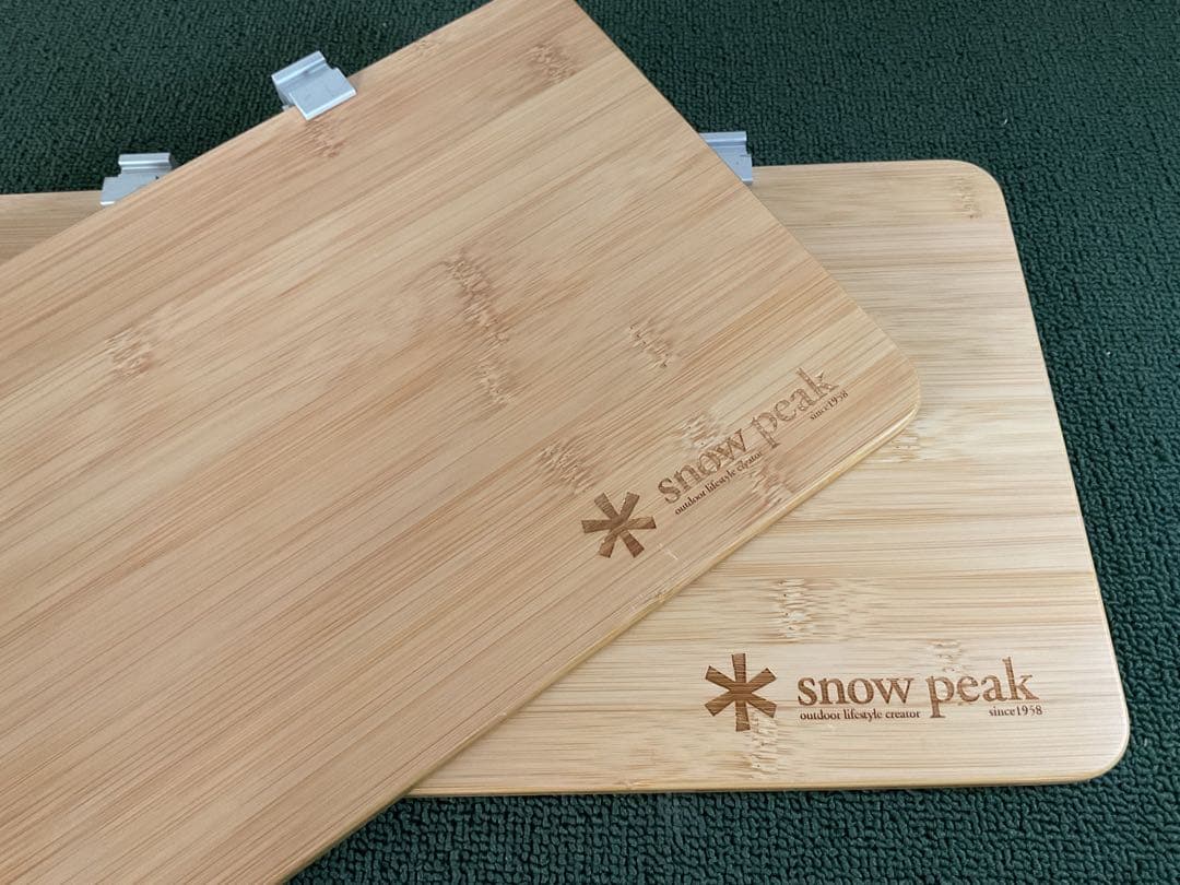 スライドトップハーフ竹 ２枚セット スノーピーク  peak