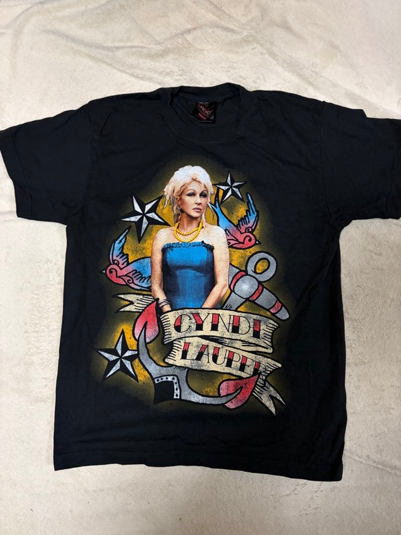 Cyndi Lauper（シンディ・ローパー）ライブグッズTシャツ
