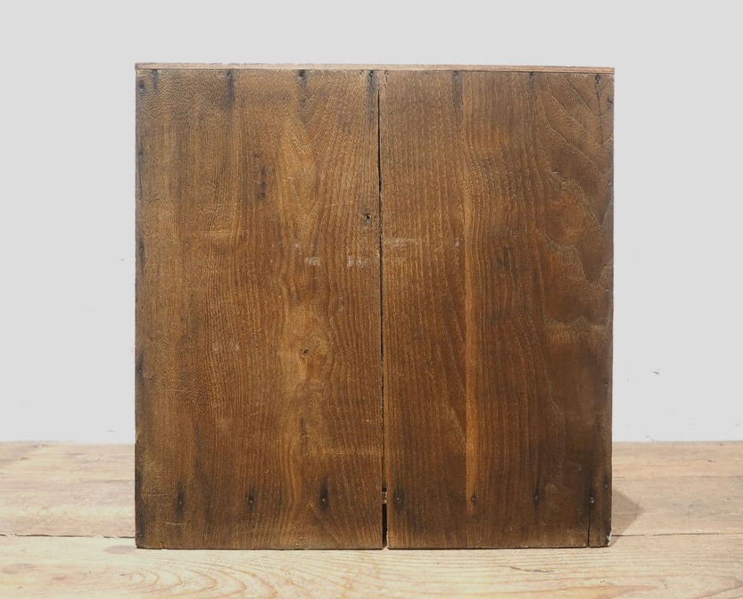 1375 レトロな杉の小引き出し　収納棚　小箪笥　ケース　古家具　アンティーク