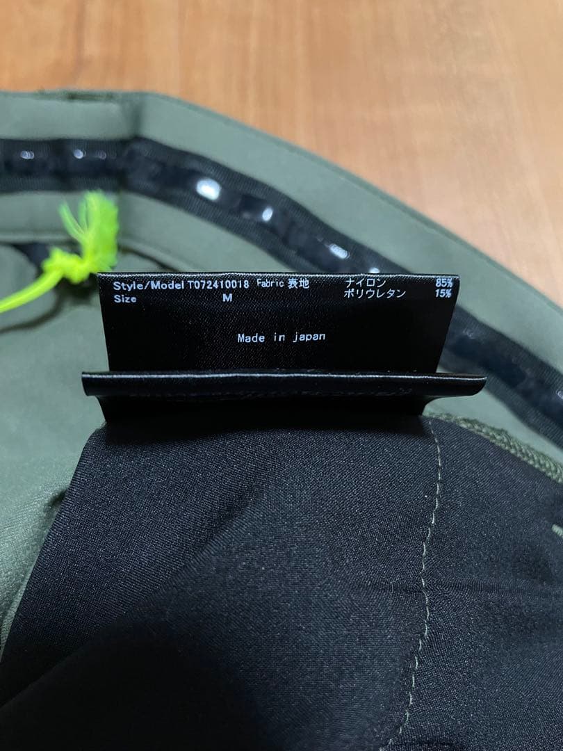 新品未使用タグ付き　TFW49 アンクルスリムパンツ　カーキ　M ゴルフ