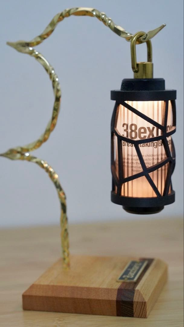 寄木ランタンスタンド　二つ