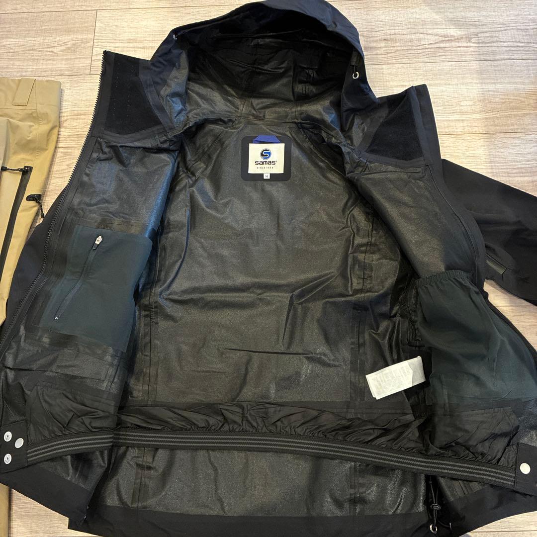 未使用 サマス SAMAS スキースノボウェア 上下セット M防水30,000㎜