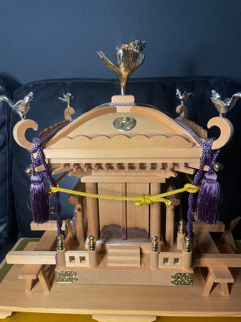 神輿型 置時計　装飾時計　御神輿　希少　動作未確認　喜好作