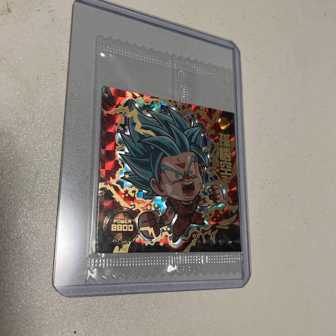 ドラゴンボールシールウエハース超サイヤ人ゴッドSS孫悟空SGR