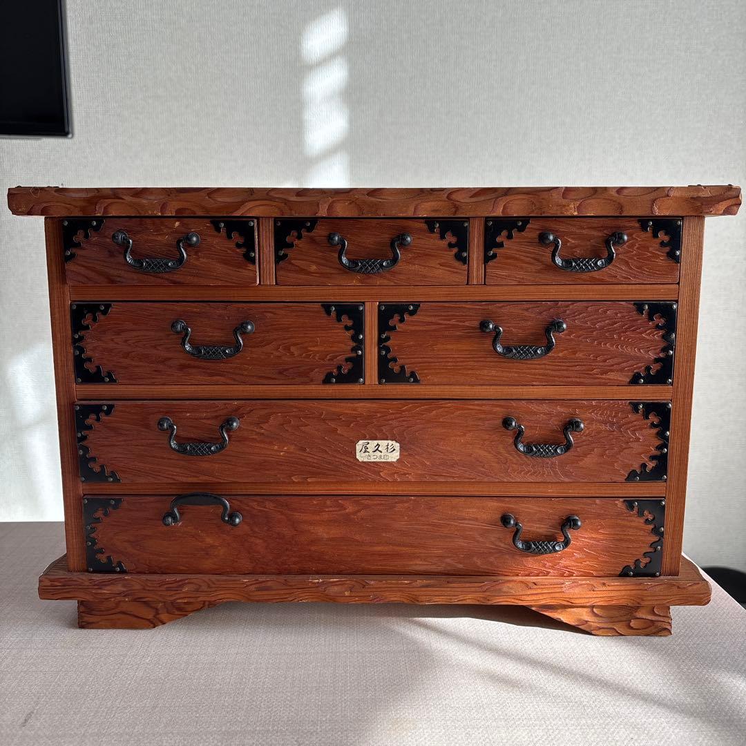 屋久杉　さつま印　小物入れ