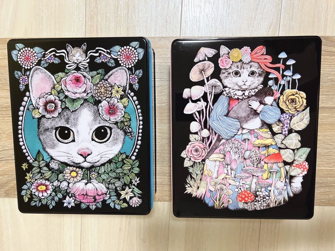 ヒグチユウコ ホルベイン 缶 2個セット