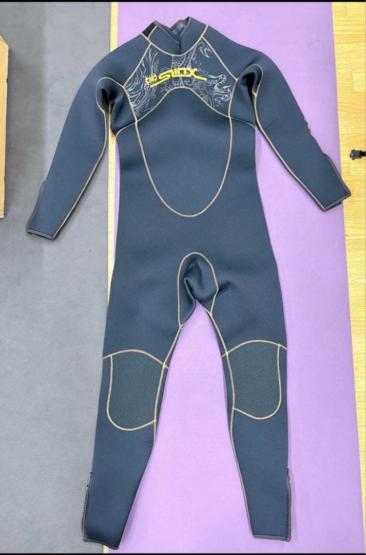 ウエットスーツ メンズ 5mm ネオプレン素材 フルスーツ 裏起毛素材 S