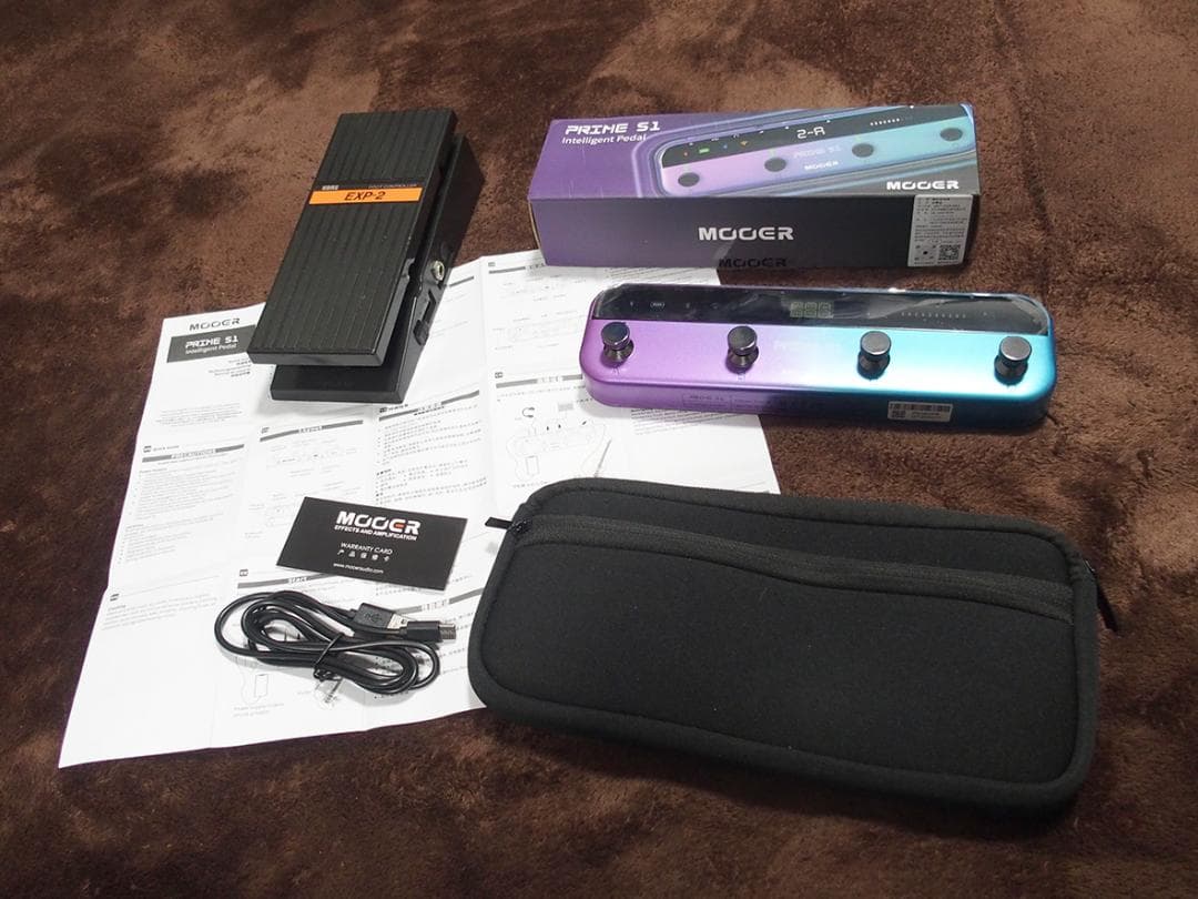 MOOER PRIME S1とVolペダル、ケース・シールド付 3月11日に終了