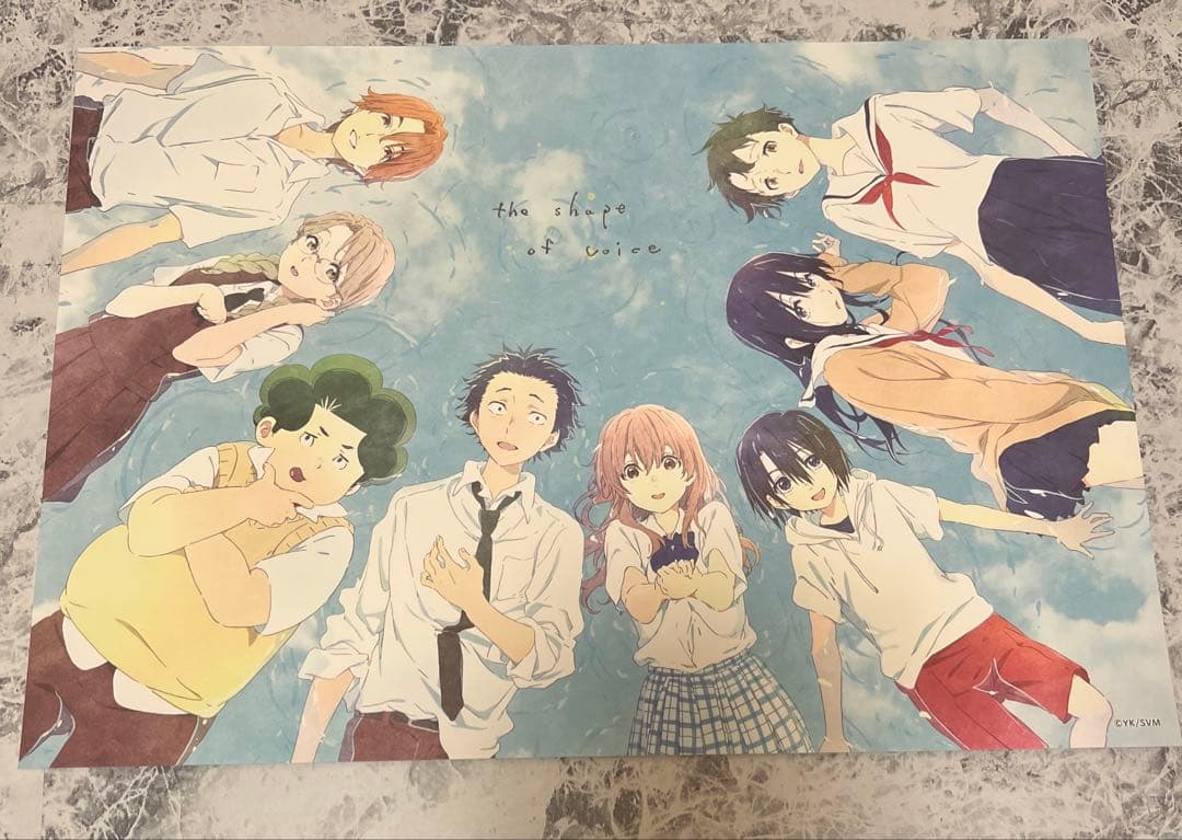 聲の形 西宮硝子 京アニ 2016コミケ 限定 原画絵 ポスター 11枚セット