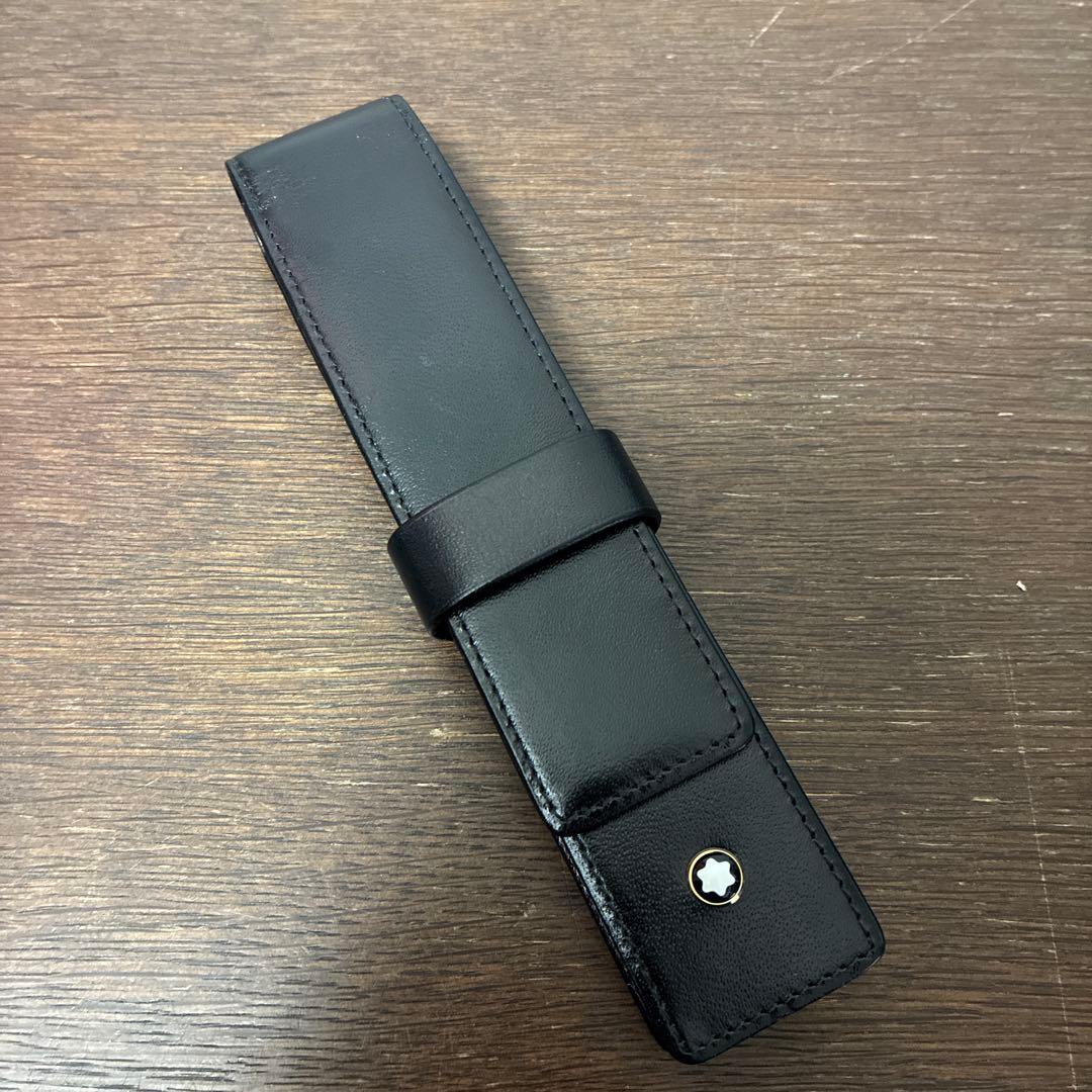 MONT BLANC モンブラン　レザー　ペンケース　Hamburg刻印