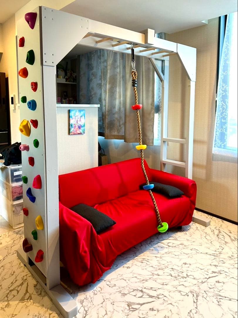 室内うんてい　雲梯　ボルダリング　鉄棒　登り棒　知育うんてい　模倣品に注意