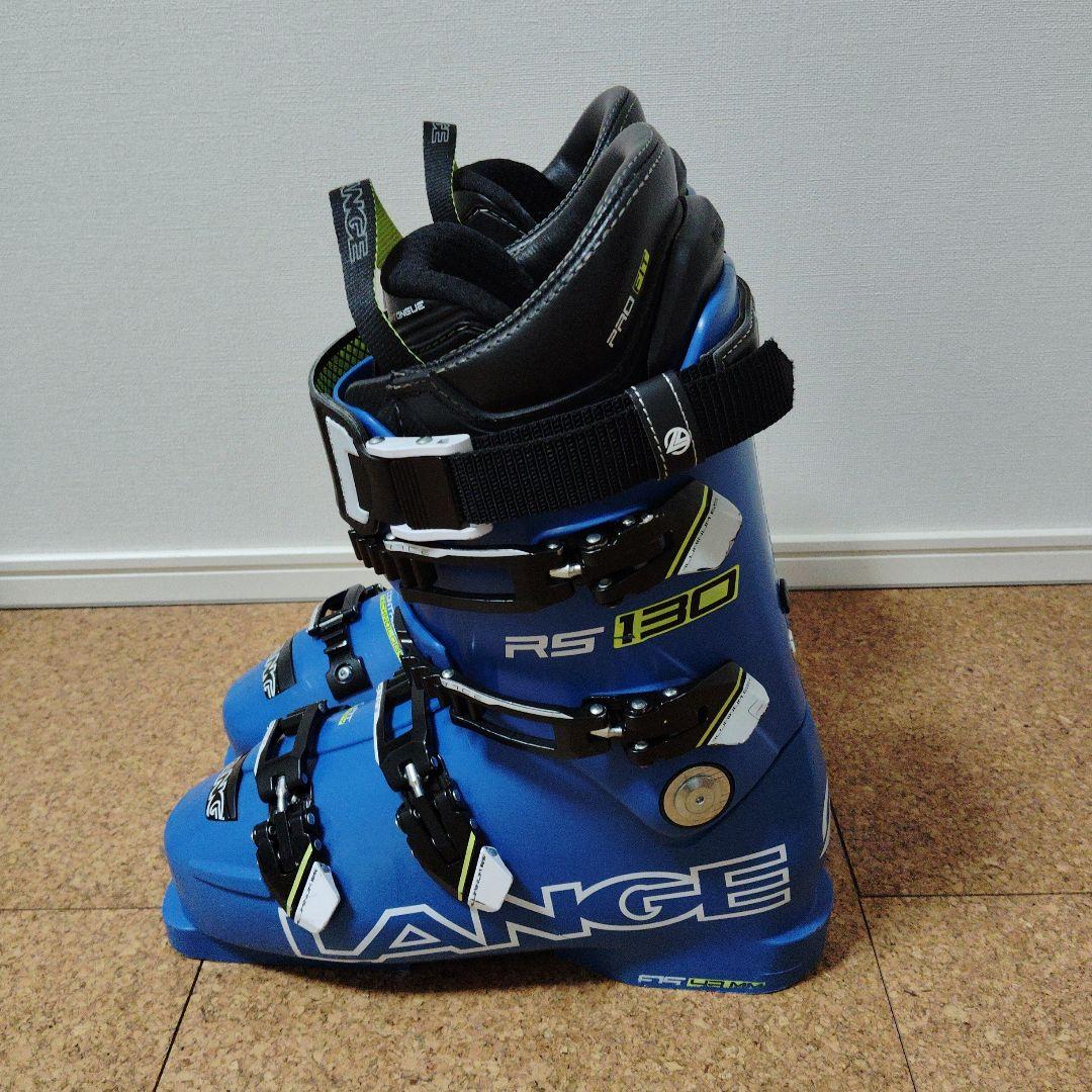 LANGE RS 130 スキーブーツ 男性用 青