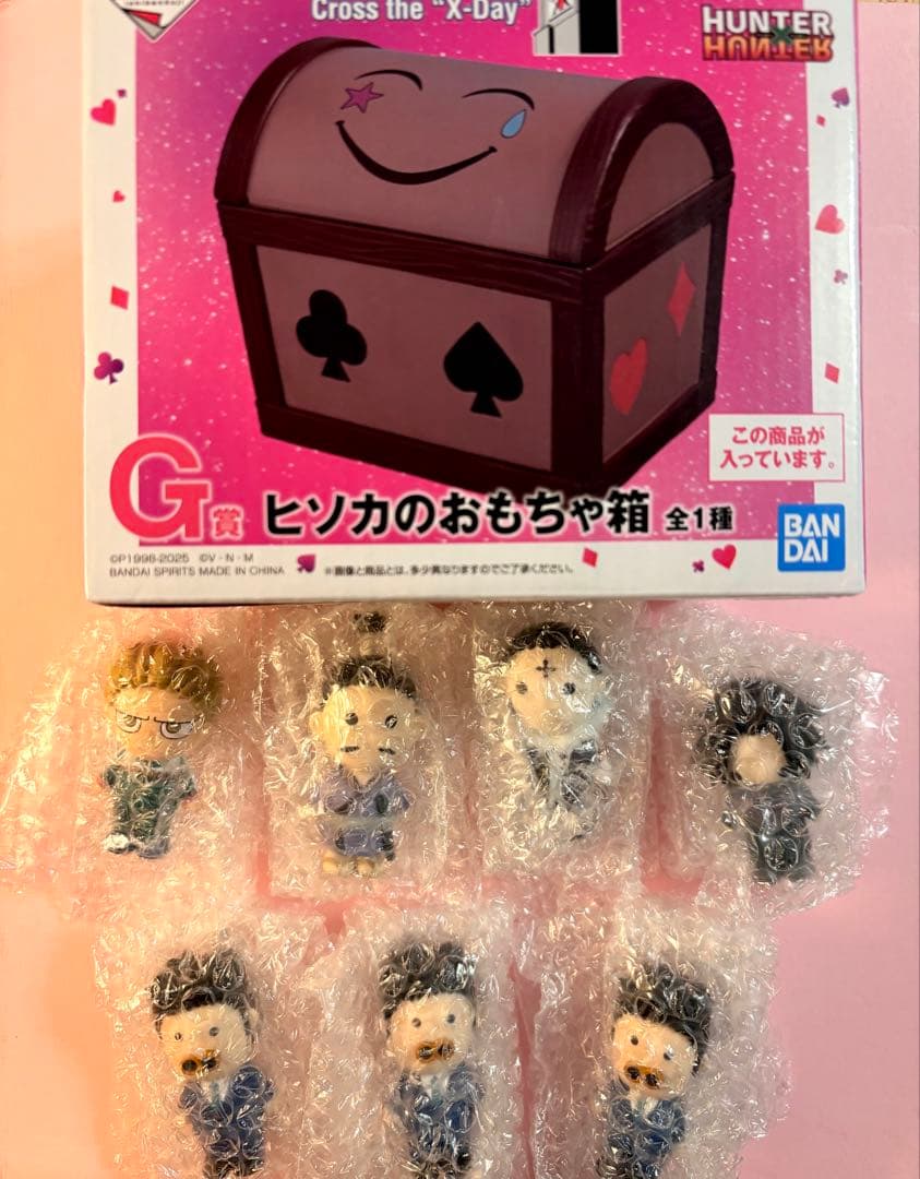 HUNTER×HUNTER 一番くじ G賞H賞　ヒソカのおもちゃ箱ミニマスコット