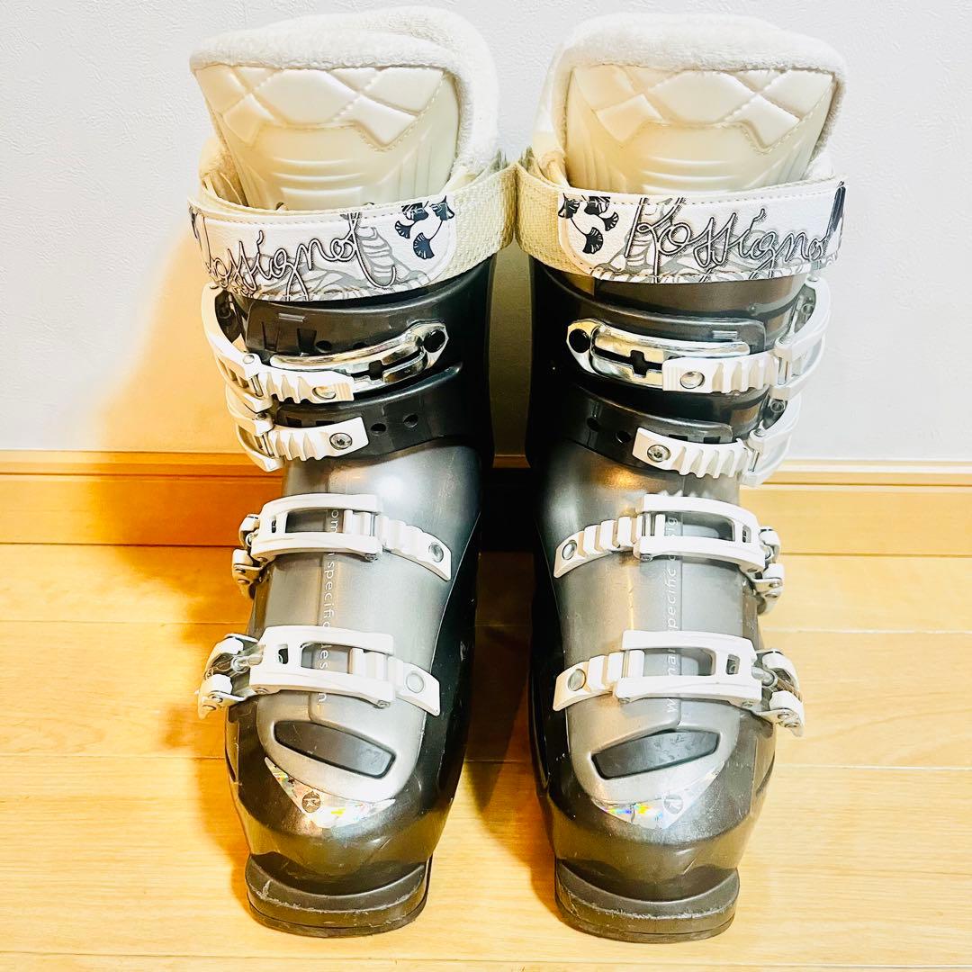 極美品 ロシニョール 22〜23.5 スキーブーツ レディース キッズ 初心者