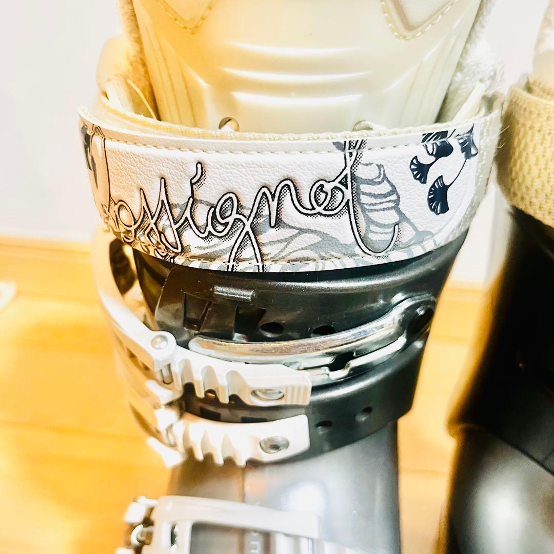 極美品 ロシニョール 22〜23.5 スキーブーツ レディース キッズ 初心者