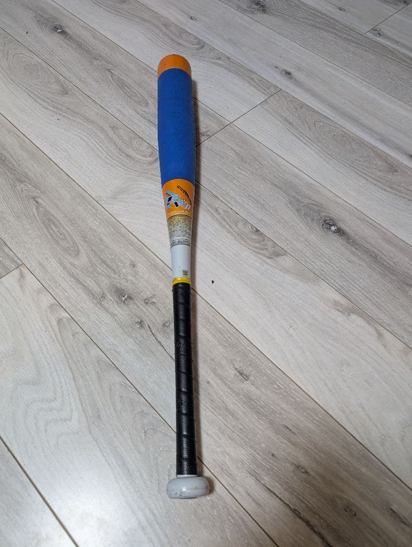 ミズノ ビヨンドマックスEVⅡ 軟式バット 74cm ブルー×オレンジ 少年野球