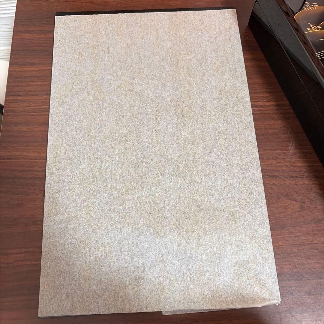 新品 紀州塗 硯箱 山水 高級漆器