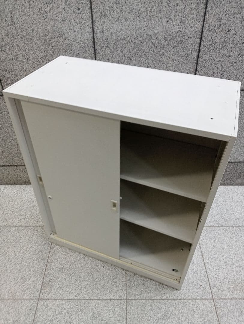 キャビネット IC-0910S MW 井上金庫H1050/2枚引違い