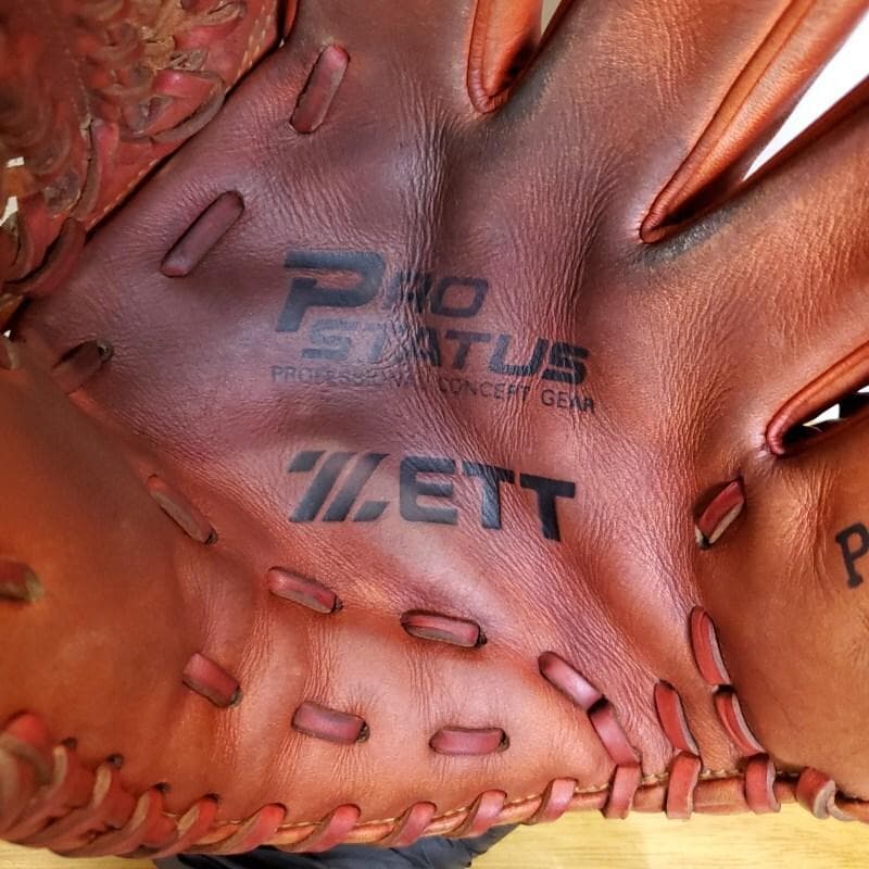 ZETT ゼット 日本製 プロステイタス 旧ラベル 内野用 軟式グローブ