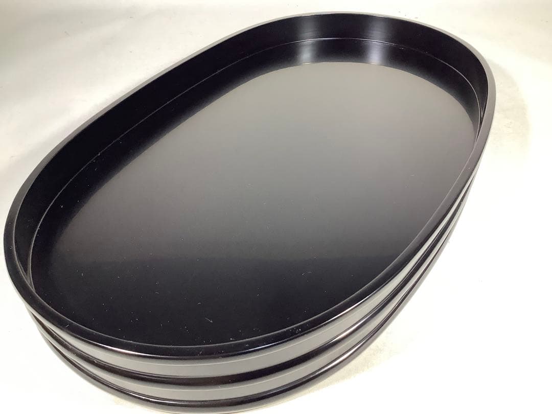 漆専堂　深塗桂盆　茶道具　盆石　送料無料