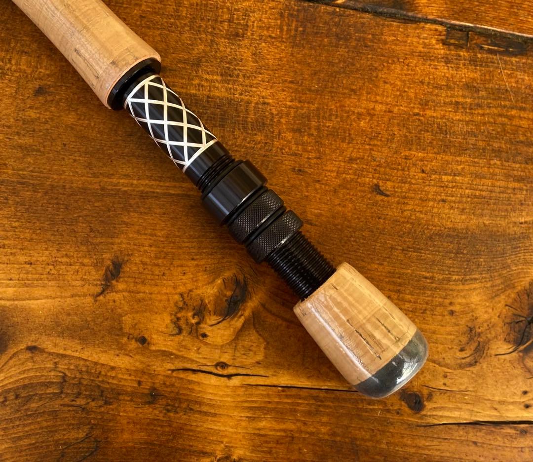 テレスコフライロッド　釣り竿セット　フライロッド　渓流釣り　7ft 210cm