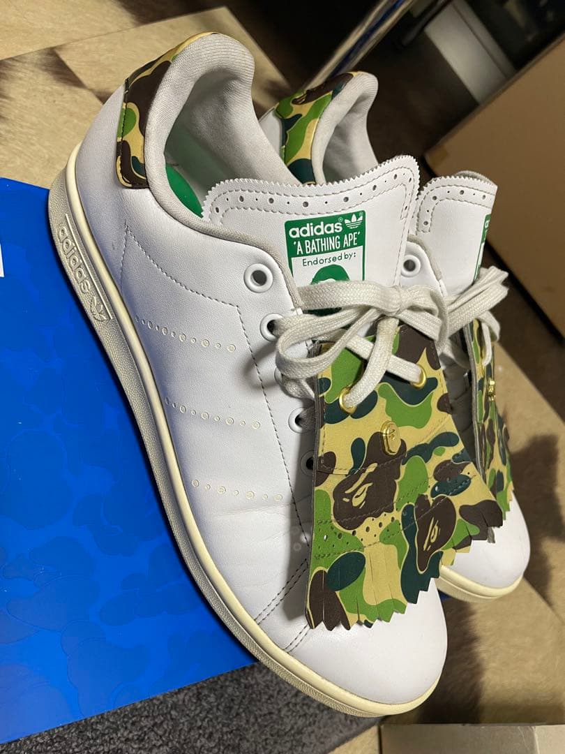 APE x adidas Stan Smith ゴルフシューズ 28cm