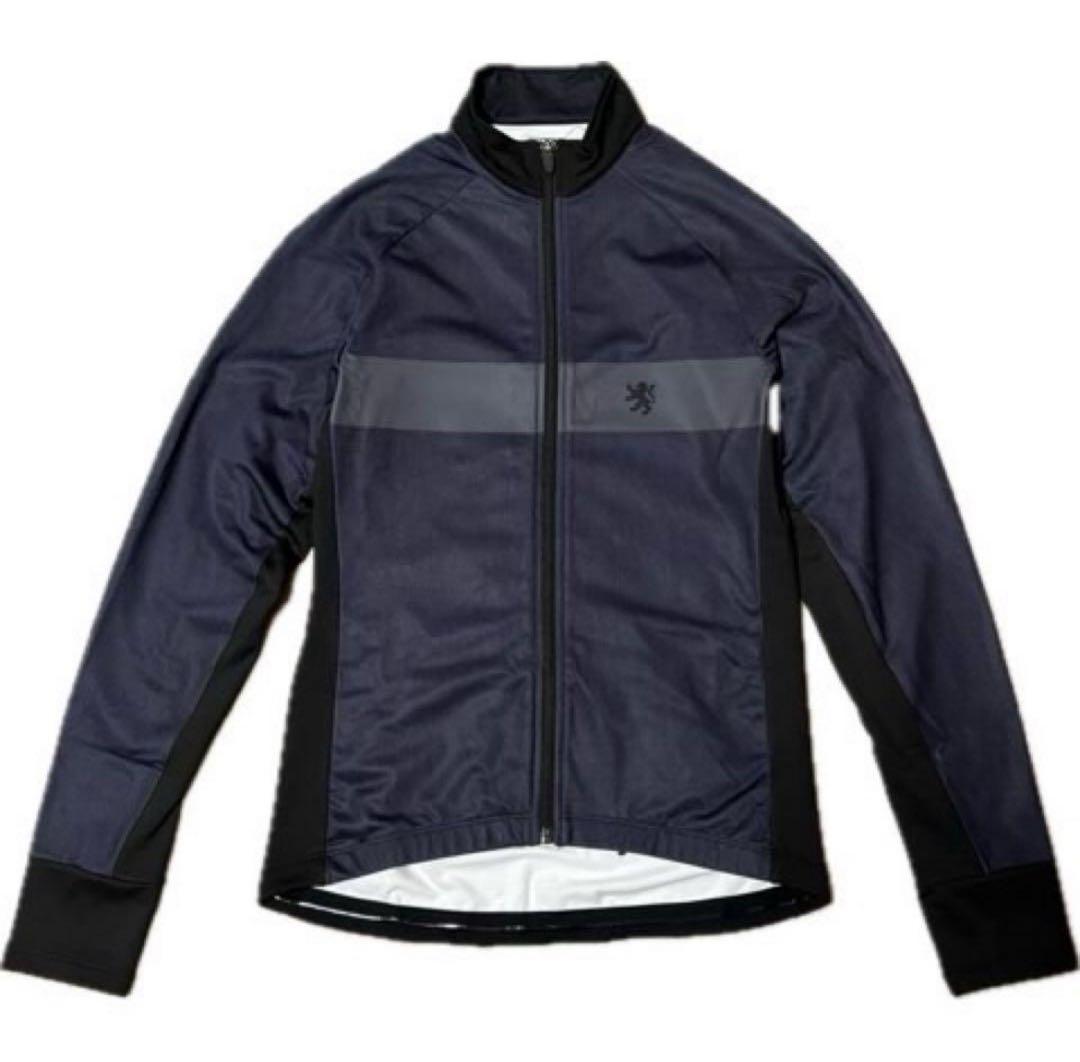 ■新品■　カペルミュール　M　サイクルジャケット　ボーダーデニムプリント　裏起毛