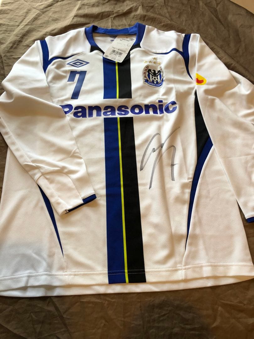 【クラブ公式】ガンバ大阪　遠藤保仁　サイン　ユニフォーム　長袖