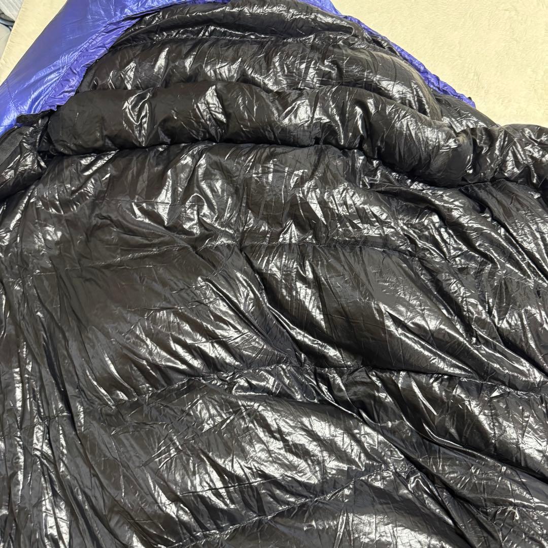 美品NANGA ダウンシュラフ　オーロラテックス600DXブルー