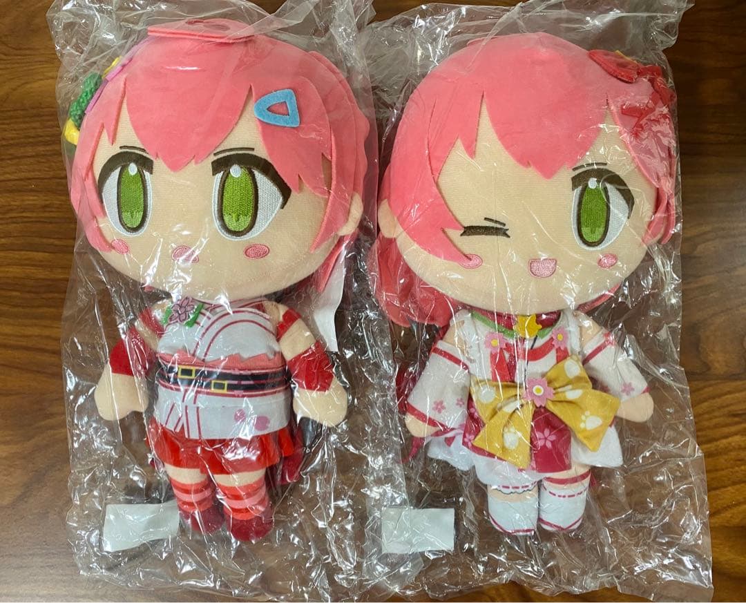 TSUKUMO【ホロライブ×ツクモ コラボ】 さくらみこ　ぬいぐるみ　2点セット