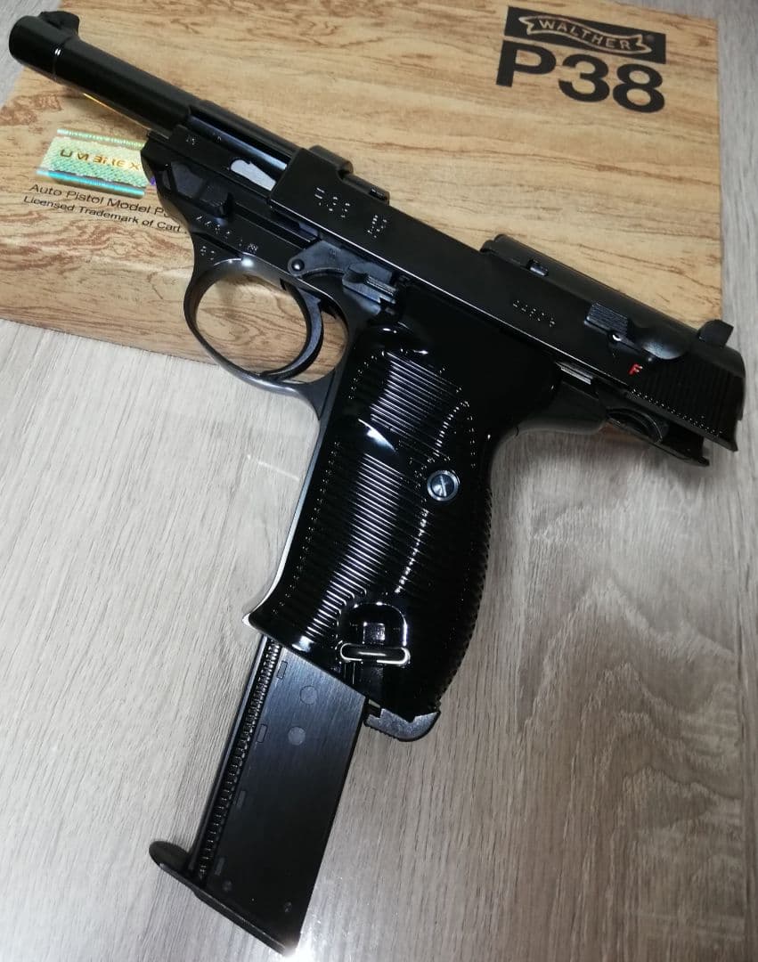期間限定⭐新品マルゼン ワルサーP38 ブラックメタル ac40ガスブロ⭐