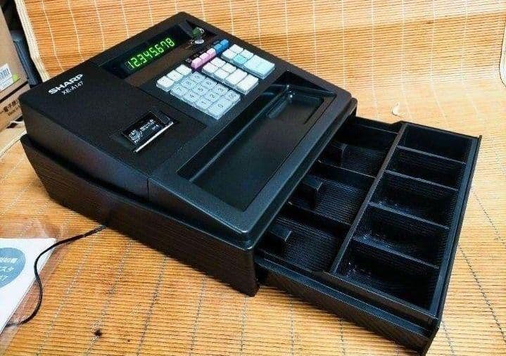 美品シャープレジスター　XE-A147PC連携売上管理フル設定無料　431115