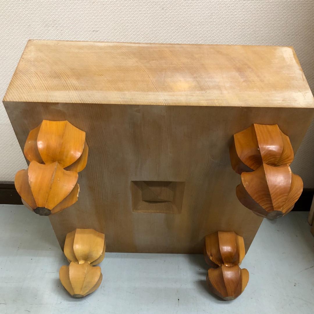 本榧の碁盤　5寸　へそ有り