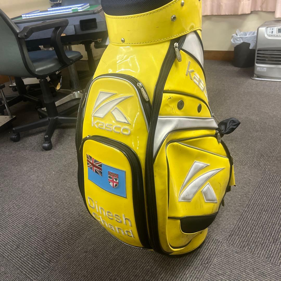 Kascoキャディバック　プロゴルファー実際使用品