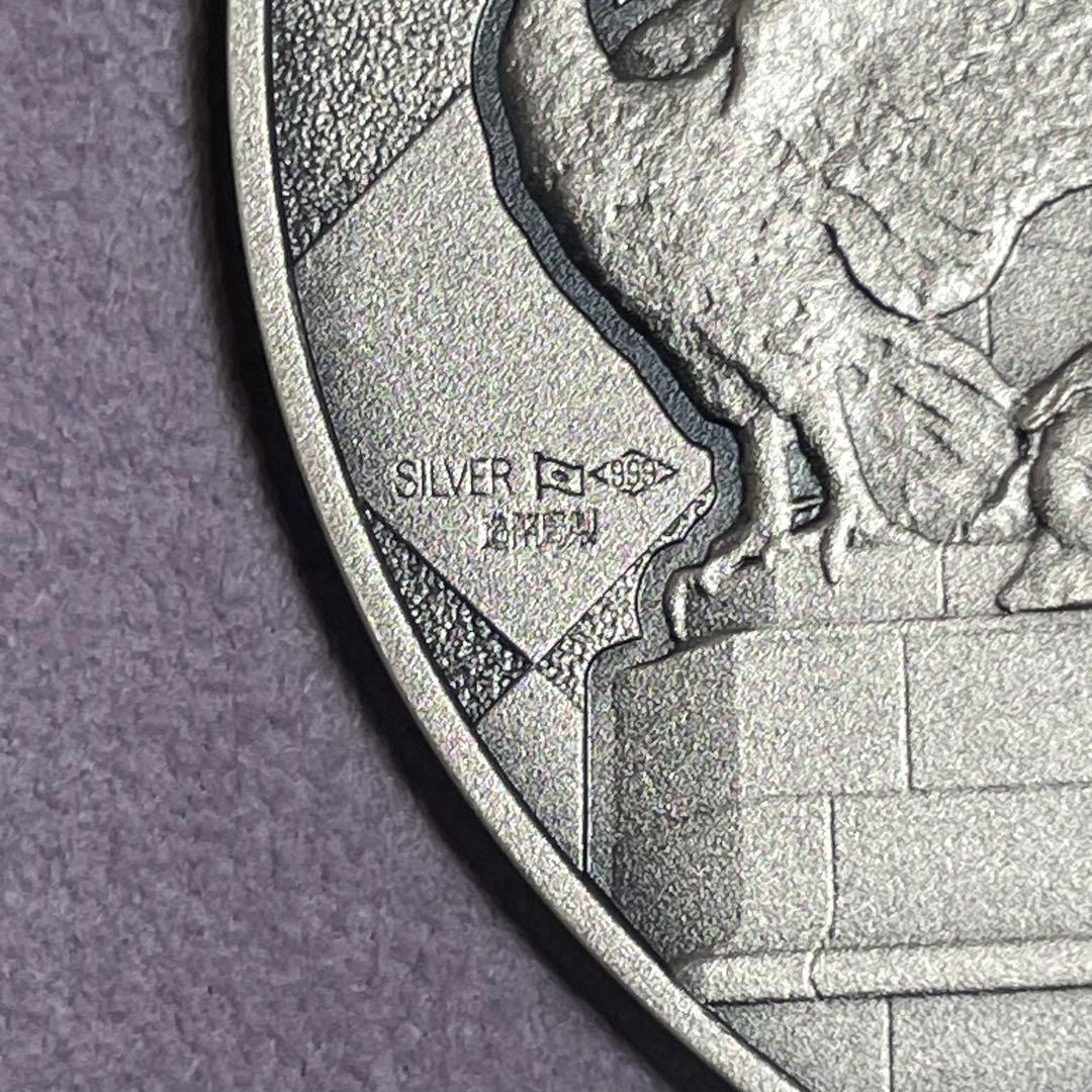 【極美品】国宝章牌 迎賓館赤坂離宮 純銀メダル 記念メダル　造幣局