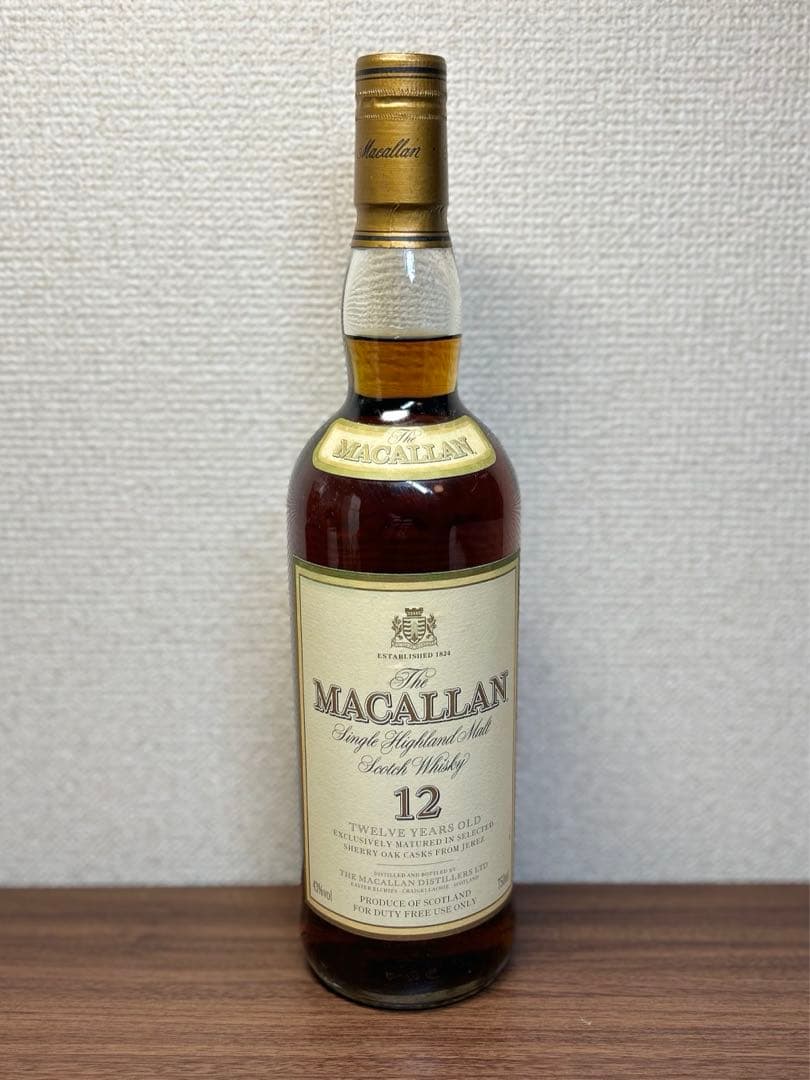 THE MACALLAN ザ　マッカラン 12年　旧ボトル　箱付き　750ml