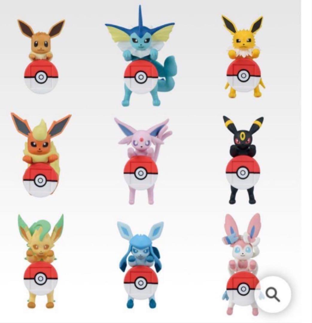 ポケモン・一番くじ・Ｆ賞街歩きちらりんフレンズ 全９種コンプリート・他おまけ付き