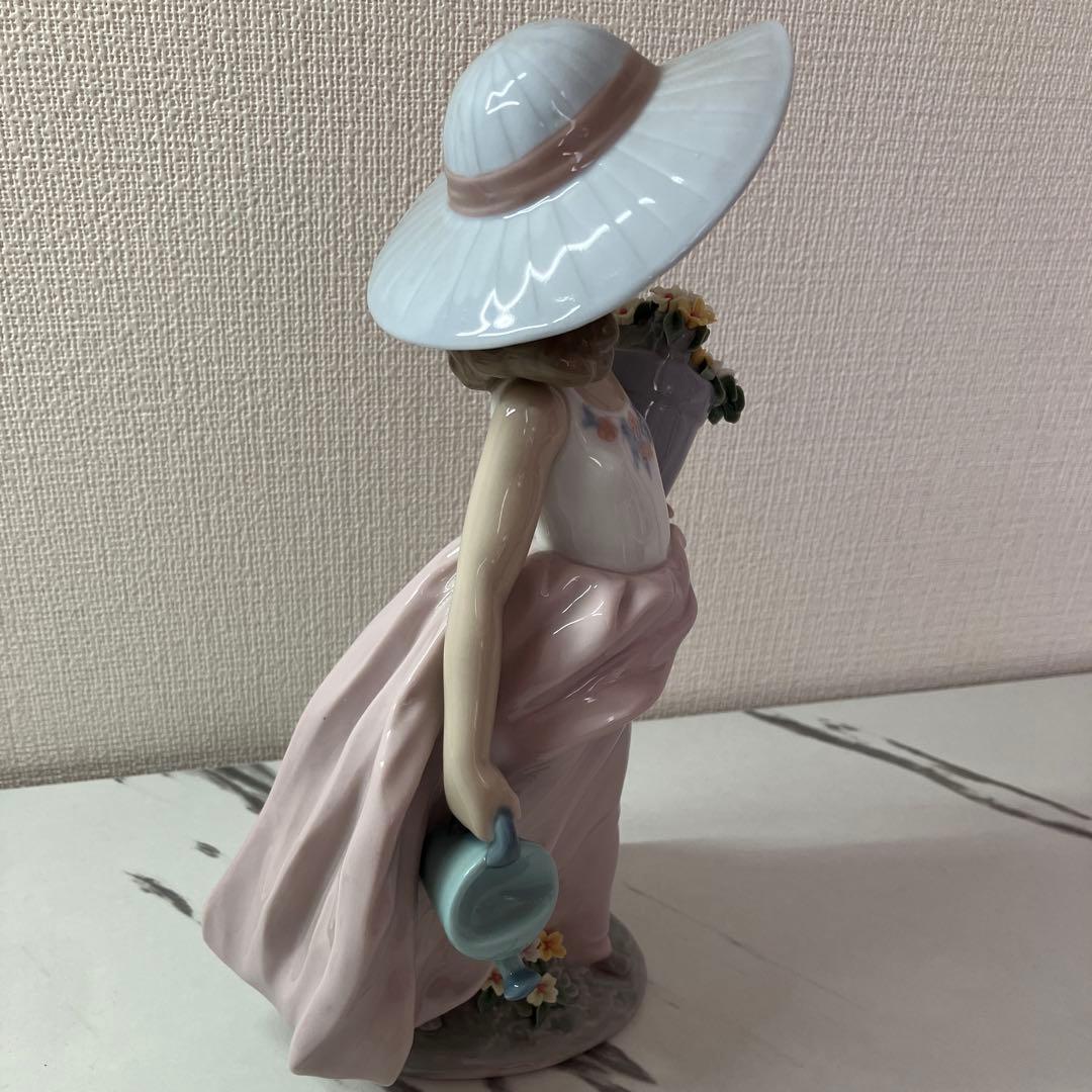 【1/10限定】LLADRO リヤドロ 07676 花籠を持つ少女 箱付