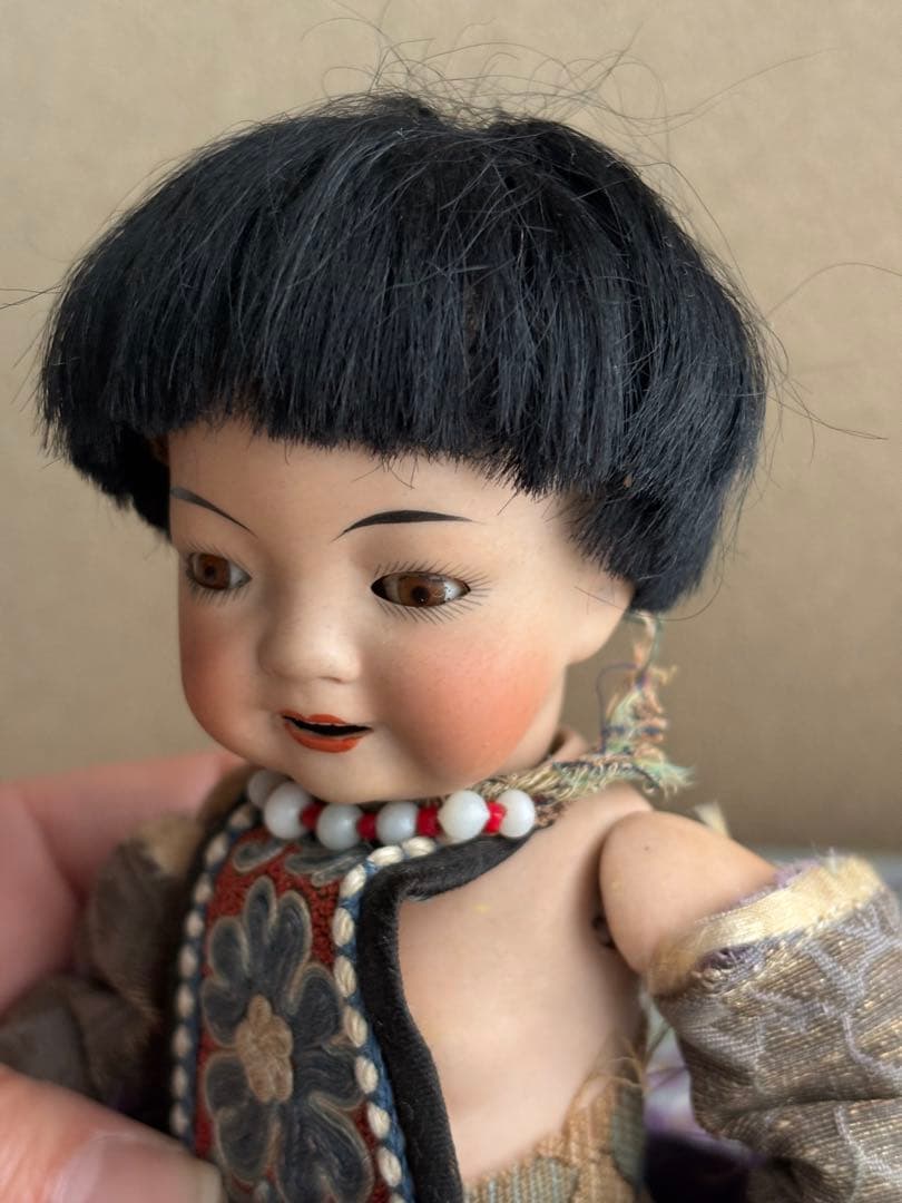 おそらく日本製のオールビスクドール　アンティーク