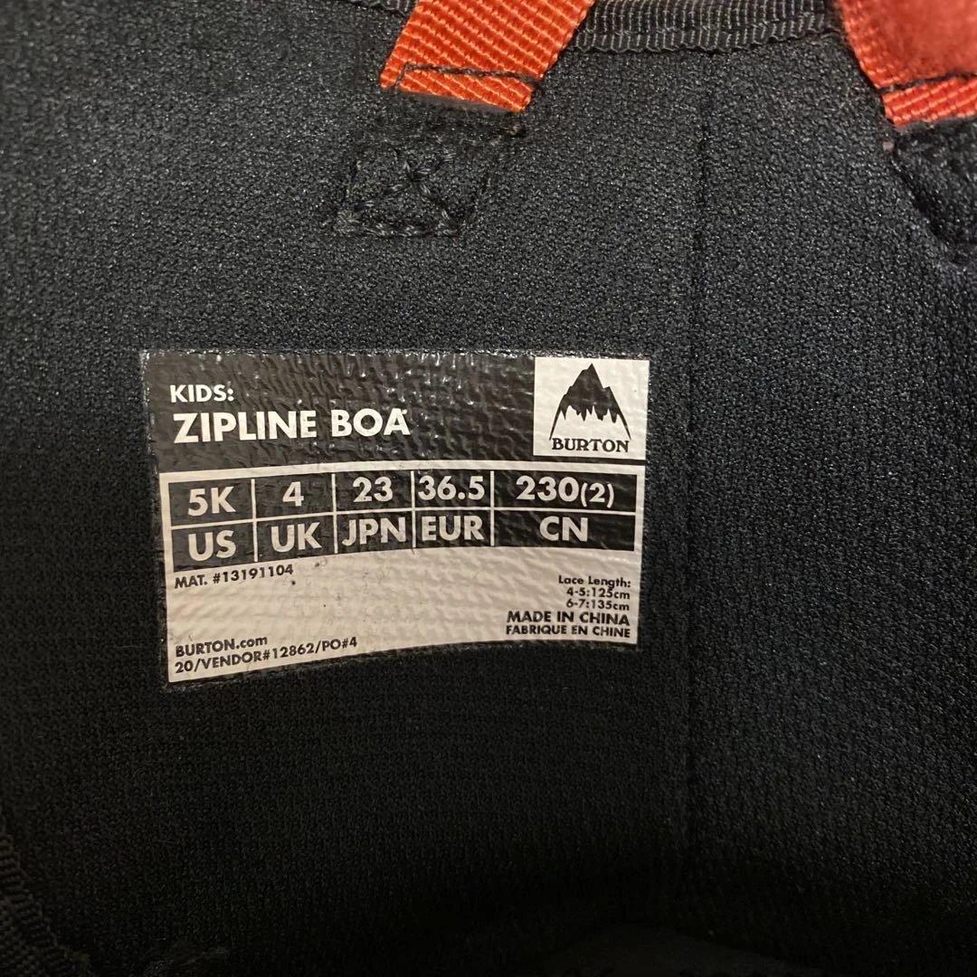 BURTON キッズブーツ Zipline BOA 23センチ