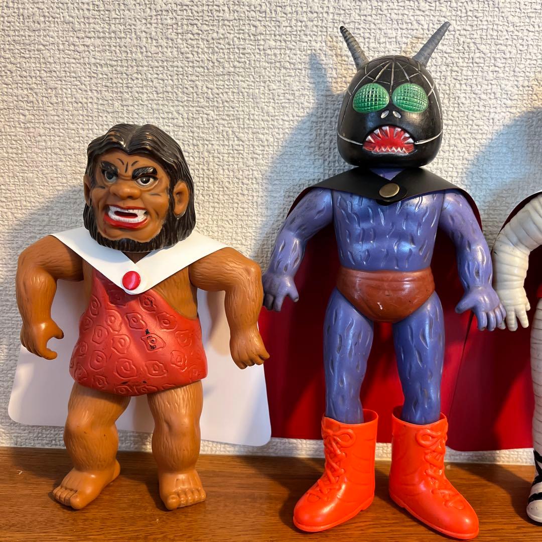 タイガーマスク　わるものレスラー　5体まとめて　中嶋製作所　手作りマント付き