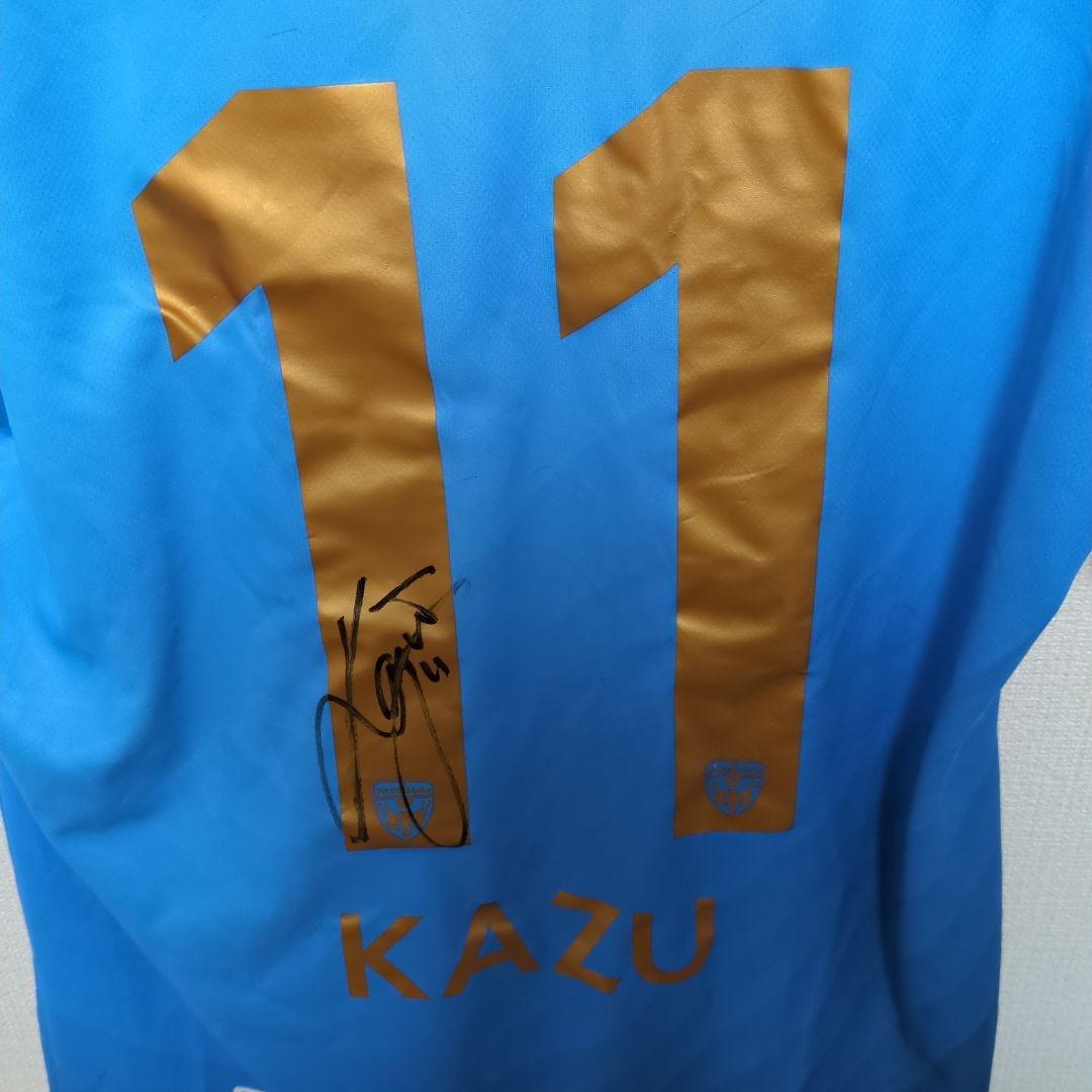 三浦知良　直筆サイン　ユニフォーム　　2018 20周年　横浜FC