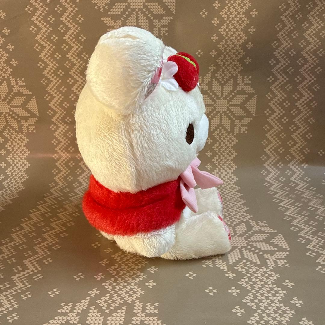コリラックマ おすわりぬいぐるみ いちご 赤