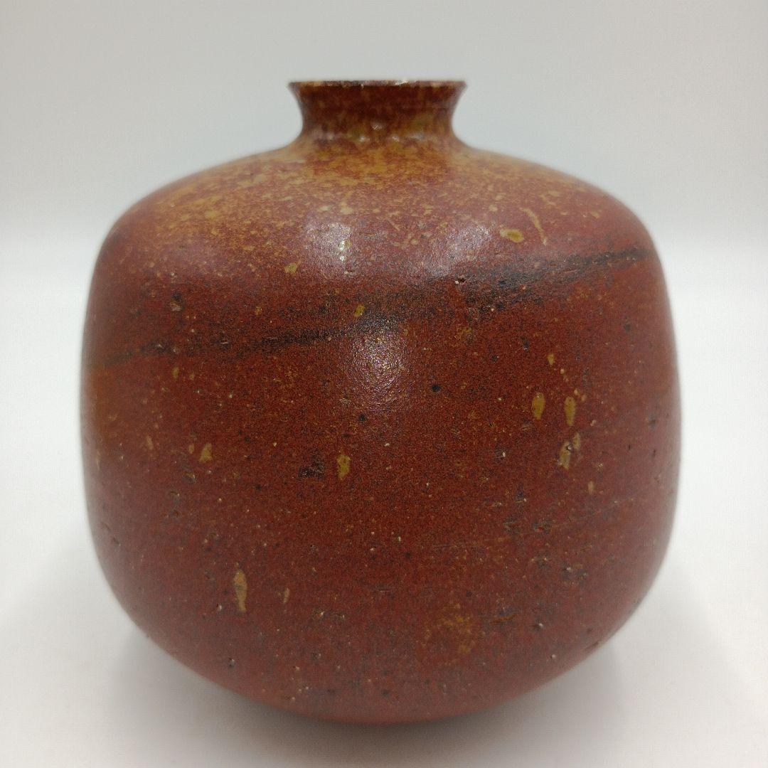 九谷焼 谷敷正人作 雅彩笹文 花瓶 九谷正人造