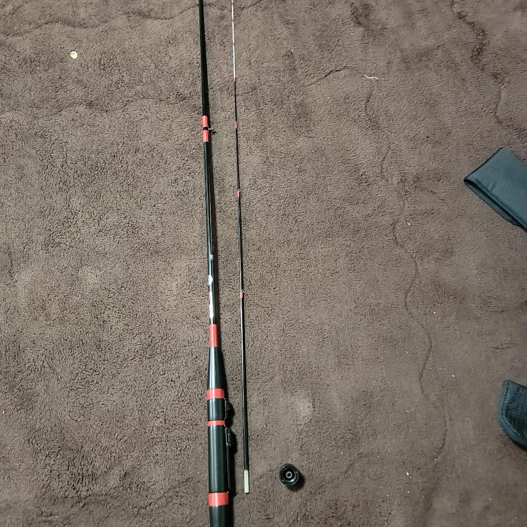 がまかつ チヌ竿 0.8号 ロッドケース付き